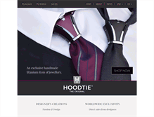 Tablet Screenshot of hoodtie.com